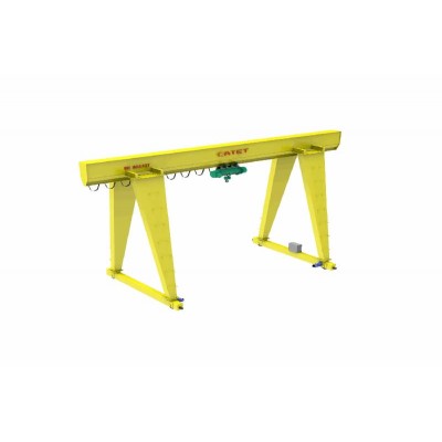 20 Ton Heavy Duty Single Girder Gantry Crane with 8m Height