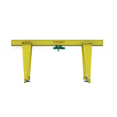 25t Single Girder Gantry Crane for Construction Site 15m Span Robust Crane
