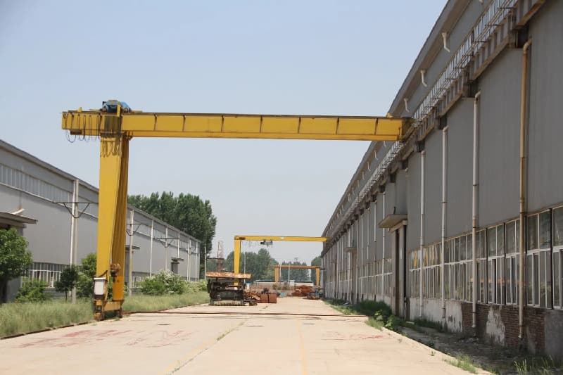 10 Ton Electric Single Girder Gantry Crane Outdoor 10m Lifting Height
