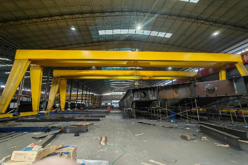 40 Ton Single Girder Gantry Crane with 15m Height for Port Logistics