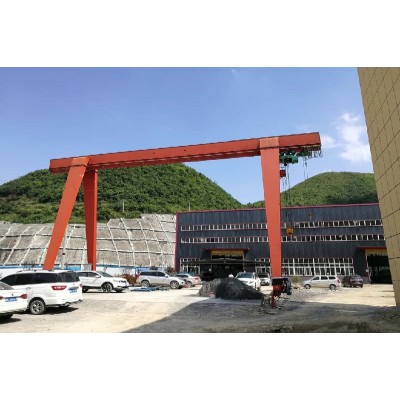 75t Electric Single Girder Gantry Crane with 18m Span for Material Handing