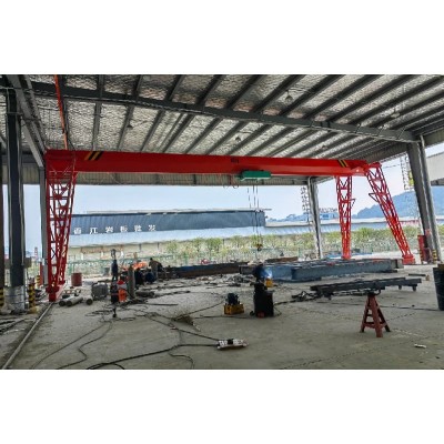 90t Single Girder Gantry Crane for Warehouse and Workshop 20m Span Lifting