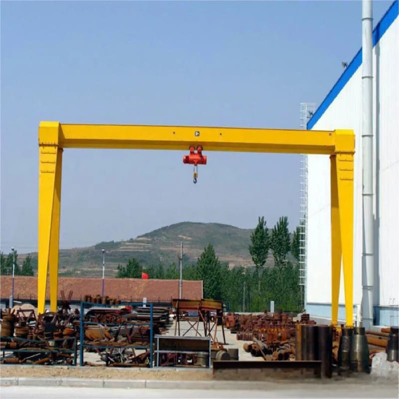 Electric 10 Ton Single Girder Crane Low Headroom Design for Plants