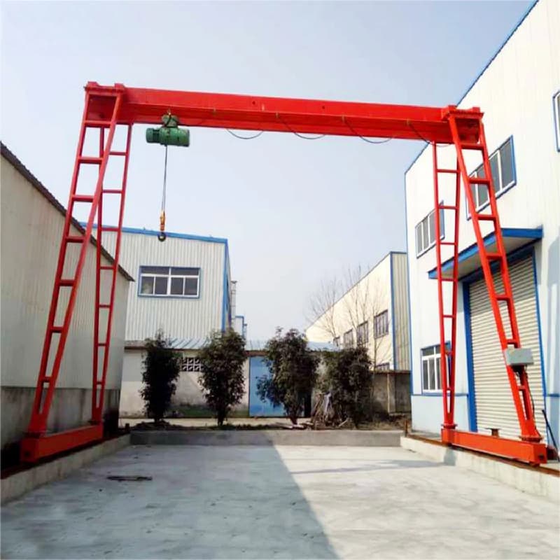 Electric 10 Ton Single Girder Crane Low Headroom Design for Plants
