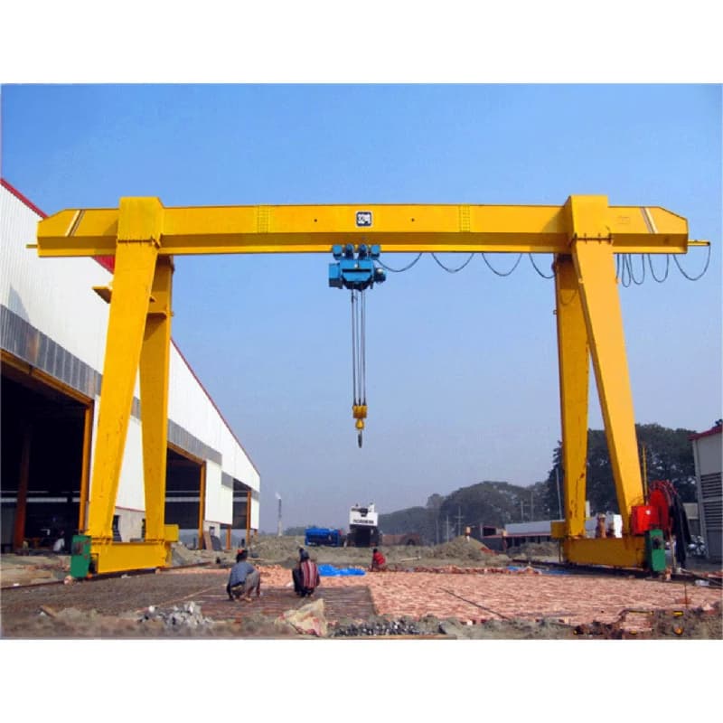 Electric 10 Ton Single Girder Crane Low Headroom Design for Plants