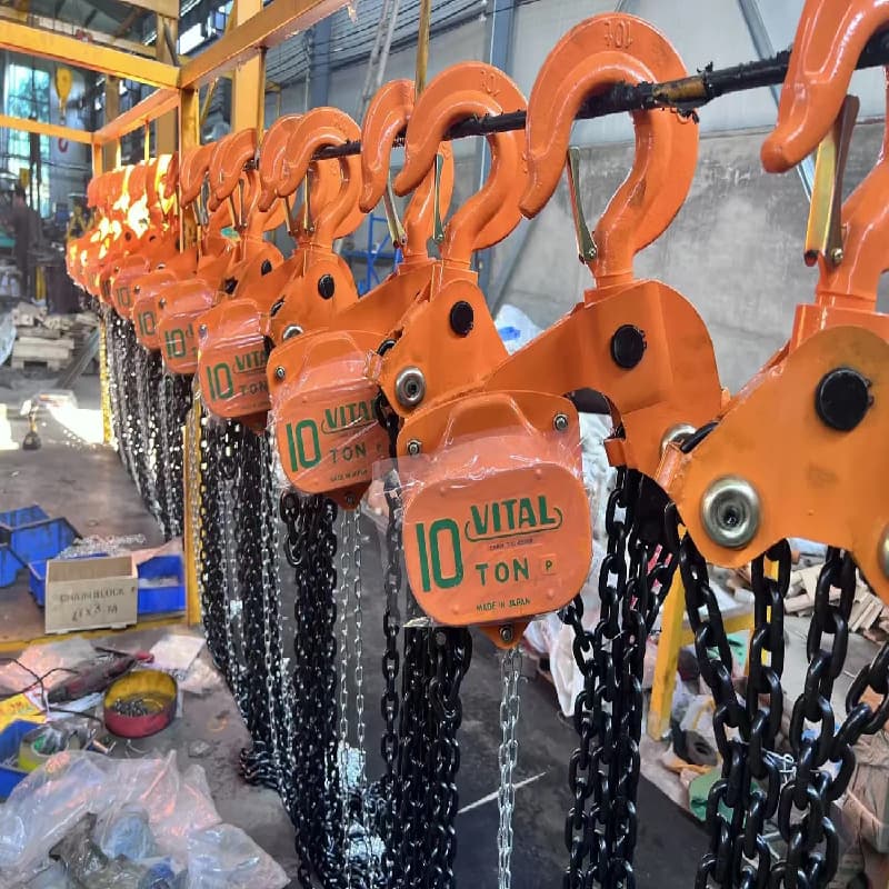 3 Ton Safety Hook Chain Block Hoist for Secure Warehouse and Plant Lifting