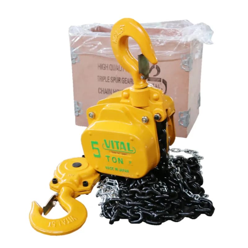 3 Ton Safety Hook Chain Block Hoist for Secure Warehouse and Plant Lifting
