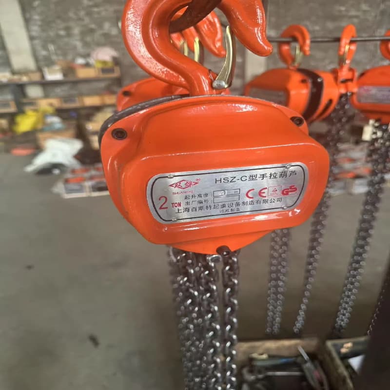 0.75 Ton Economy Chain Block Hoist Cost Effective Lifting for Small Businesses