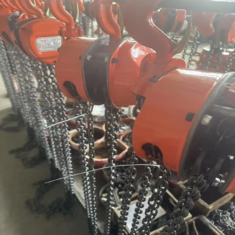 4 Ton Drop Forged Chain Hoist Durable Construction for Shipyard and Dock