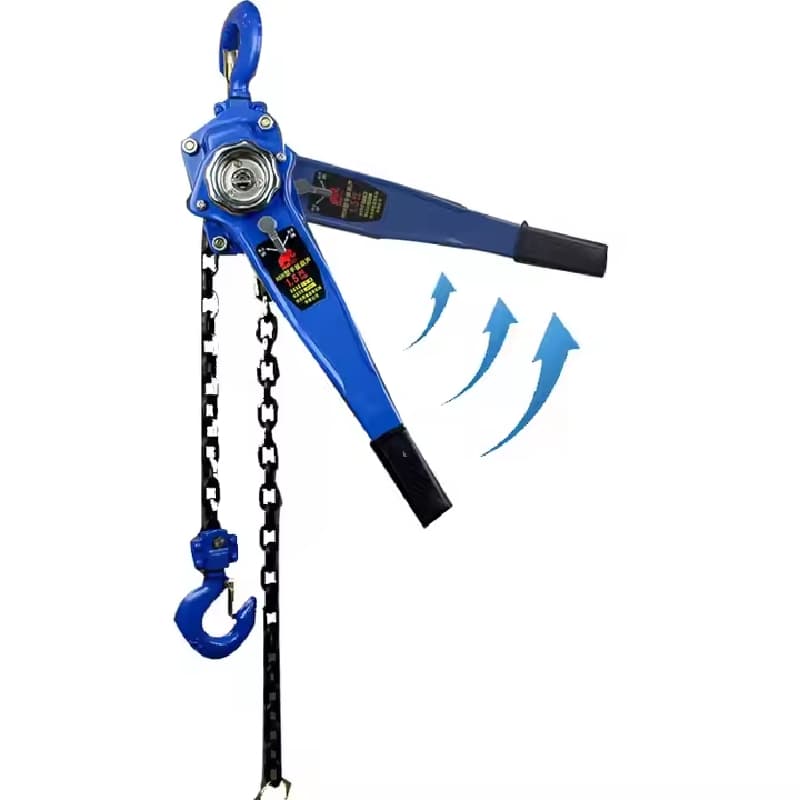 1 Ton Zinc Plated Lever Hoist Corrosion Resistant for Outdoor Marine Use