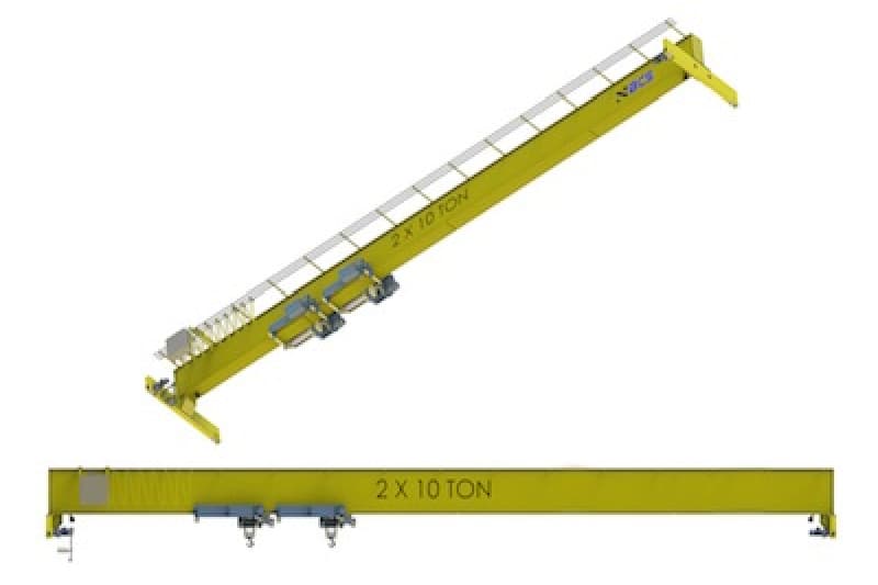 2 Ton Single Girder Crane with Remote Control for Flexible Workshop Operation