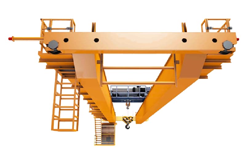 50 Ton Maximum Capacity Double Girder Overhead Crane for Shipyard Heavy Lifts
