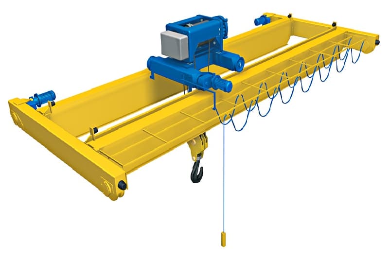 50 Ton Maximum Capacity Double Girder Overhead Crane for Shipyard Heavy Lifts