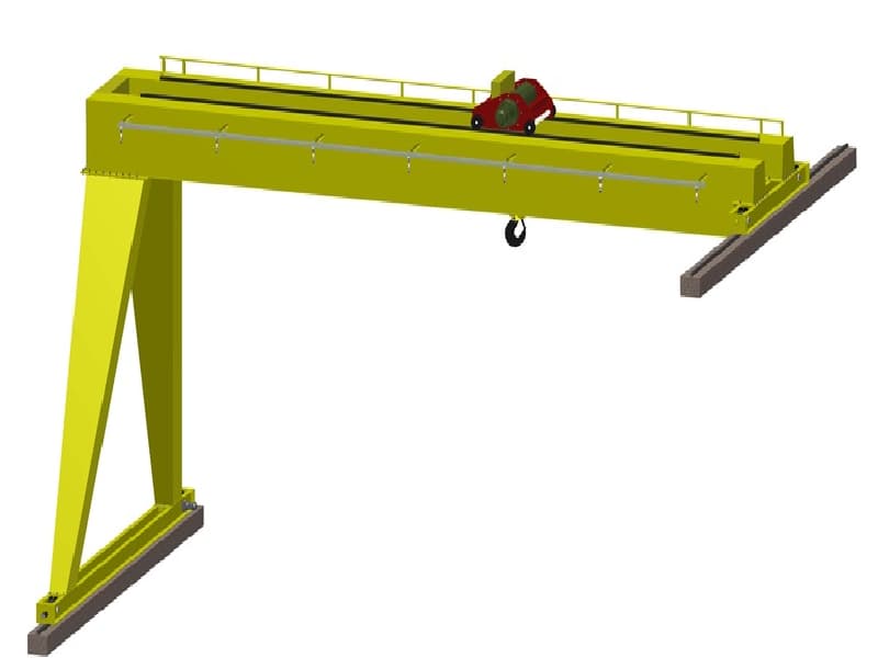 8 Ton Single Girder Gantry Crane for Logistics and Traversing Operations