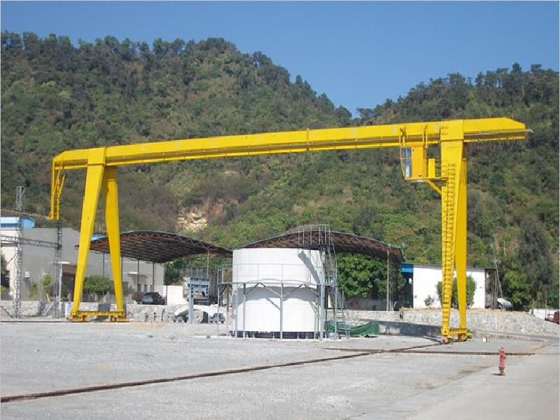 12 Ton Single Girder Gantry Crane 30m Span for Heavy Industrial Lifting