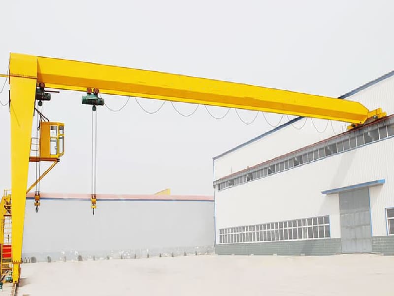 12 Ton Single Girder Gantry Crane 30m Span for Heavy Industrial Lifting