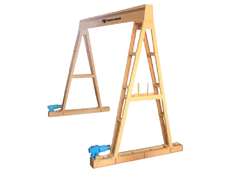 12 Ton Single Girder Gantry Crane 30m Span for Heavy Industrial Lifting