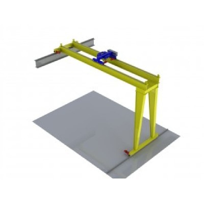 35 Ton Double Girder Gantry Crane with 30m Span for Steel Yard Applications