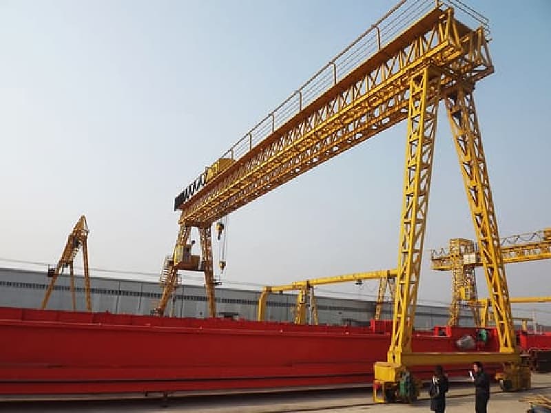 20 Ton Double Girder Gantry Crane with Cabin for Precise Manufacturing