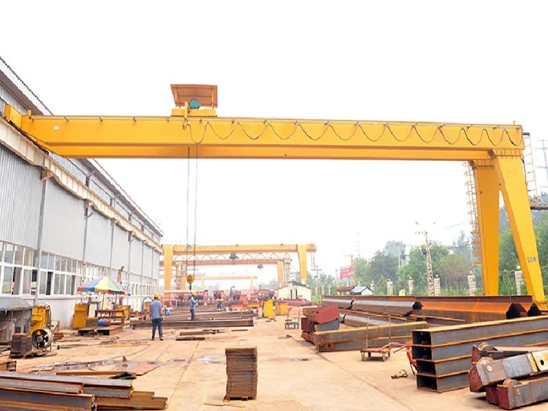 20 Ton Double Girder Gantry Crane with Cabin for Precise Manufacturing