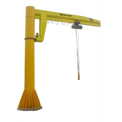 5 Ton Foundation Mounted Jib Crane 360 Degree Rotation for Workshop