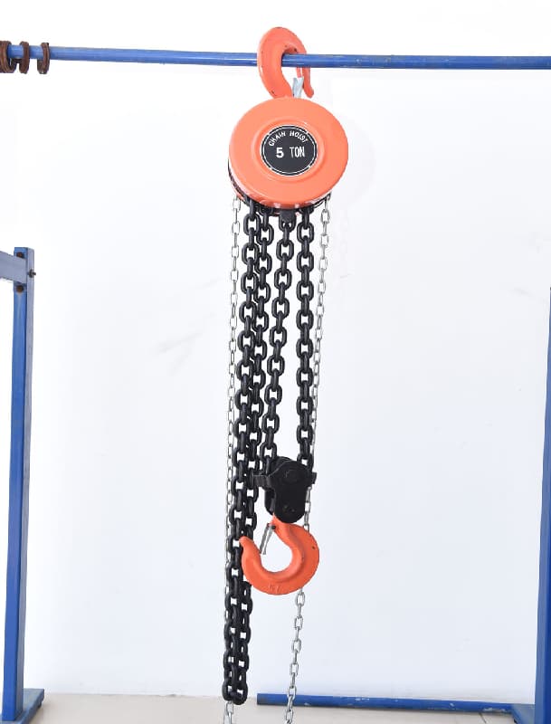 3 Ton Manual Chain Pulley Block Ideal for Warehouse Inventory Handling