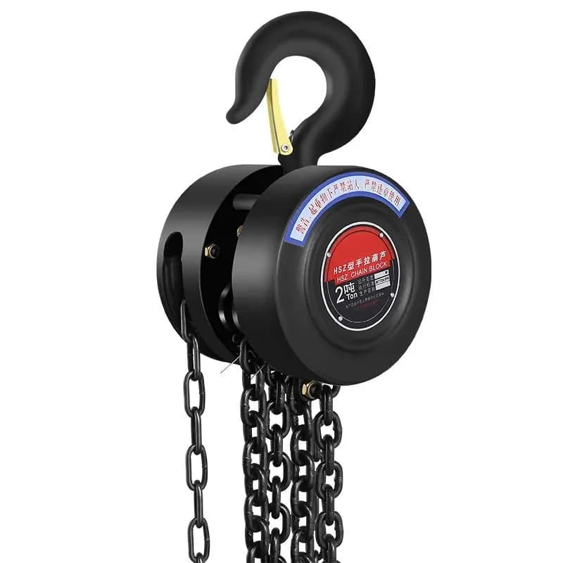 1.5 Ton HS Chain Hoist Perfect for Machine Shop and Maintenance