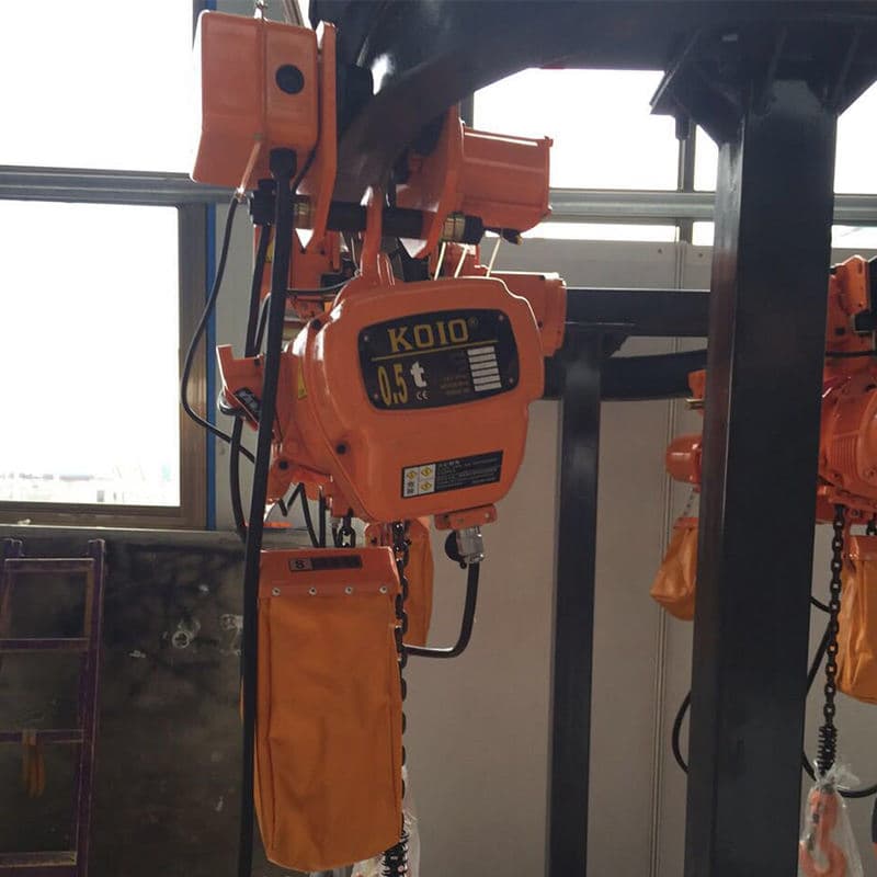 0.5 Ton Mini Low Headroom Electric Hoist for Maintenance Bays