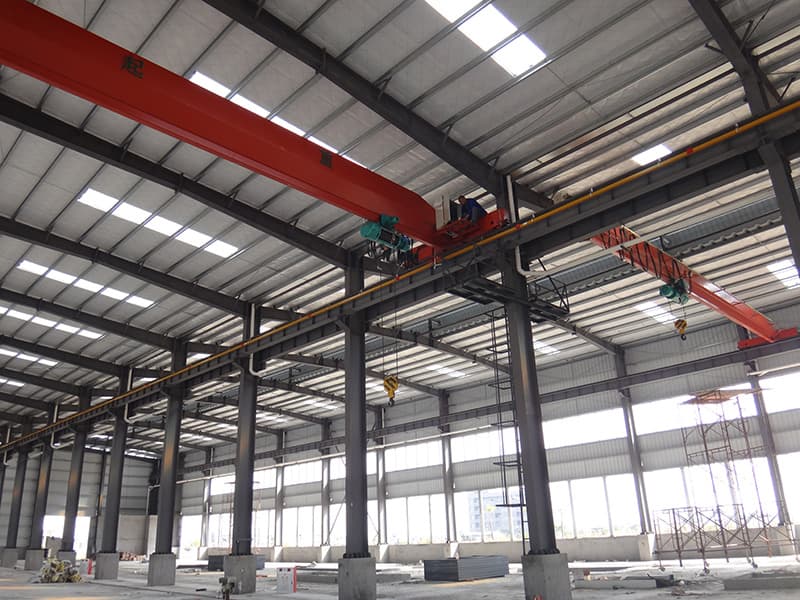 30 Ton Single Beam Bridge Crane for Steel Plant in Indonesia with 25m Lift