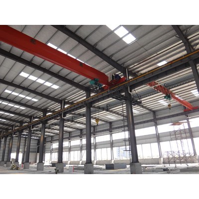 30 Ton Single Beam Bridge Crane for Steel Plant in Indonesia with 25m Lift