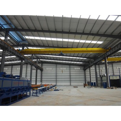 40 Ton Single Beam Bridge Crane for Factory in Philippines with 15m Lift