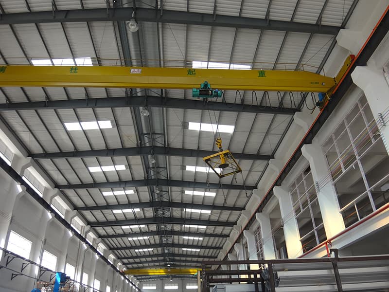 30 Ton Single Beam Bridge Crane for Steel Plant in Indonesia with 25m Lift