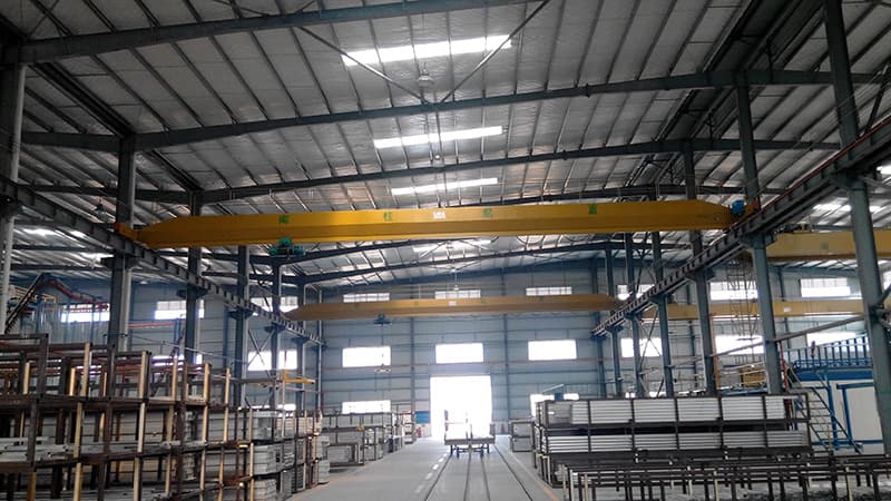 40 Ton Single Beam Bridge Crane for Factory in Philippines with 15m Lift