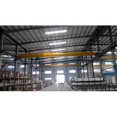 20 Ton Single Beam Bridge Crane for Construction Site in Singapore with 18m Lift