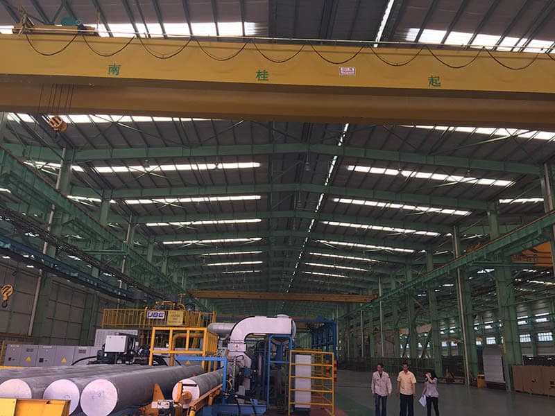 5 Ton Double Beam Bridge Crane for Factory in Vietnam with 8m Lifting
