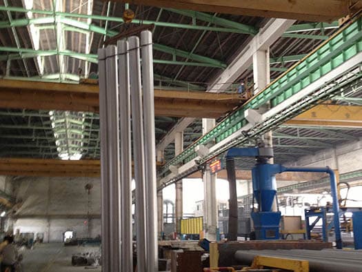 10 Ton Double Beam Bridge Crane for Steel Plant in Indonesia with 12m Height