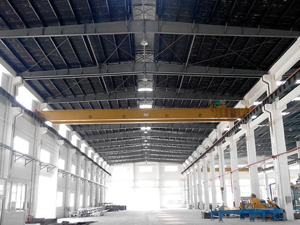 10 Ton Double Beam Bridge Crane for Steel Plant in Indonesia with 12m Height