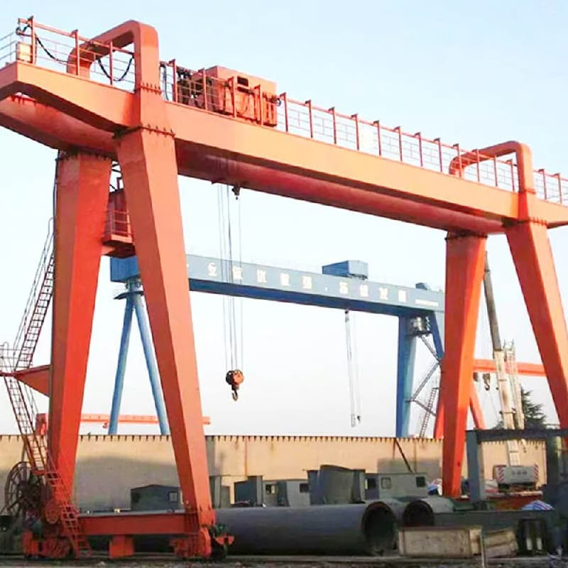 200 Ton Double Girder Gantry Crane for Offshore Module Yard in Singapore