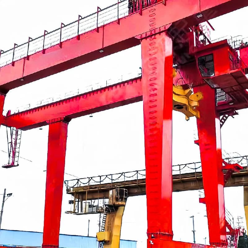 50 Ton Double Girder Gantry Crane for Port Container Yard in Thailand