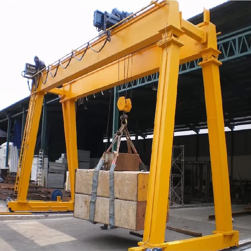 50 Ton Double Girder Gantry Crane for Port Container Yard in Thailand