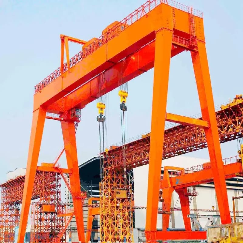 200 Ton Double Girder Gantry Crane for Offshore Module Yard in Singapore