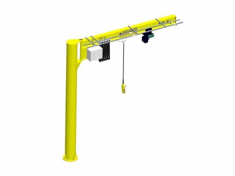 1 Ton Pillar Jib Cantilever Crane for Assembly Line in Thailand 4m Height