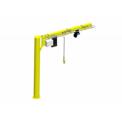 1 Ton Pillar Jib Cantilever Crane for Assembly Line in Thailand 4m Height
