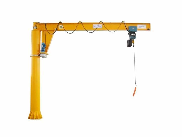 1 Ton Pillar Jib Cantilever Crane for Assembly Line in Thailand 4m Height
