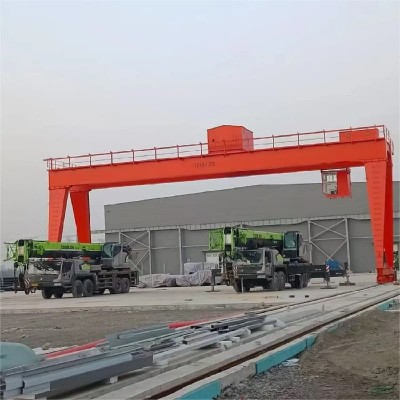 32 Ton Double Girder Gantry Crane with Cabin for Warehouse in Vietnam