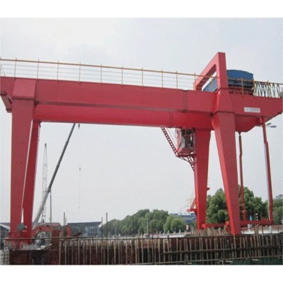 16 Ton Double Girder Gantry Crane for Paper Mill in Myanmar 12m Lift