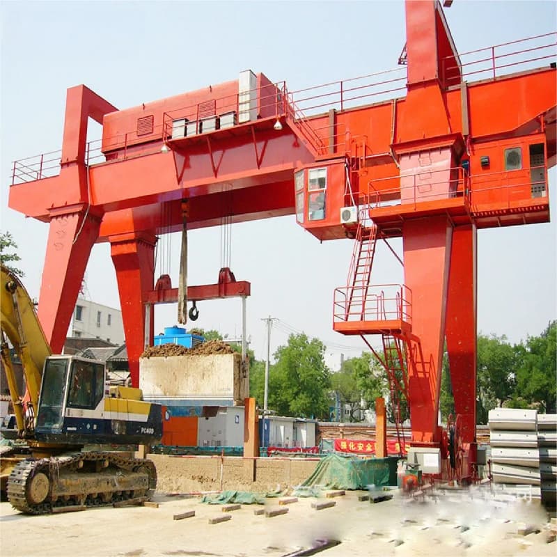 5 Ton Double Girder Gantry Crane for Machinery Assembly in Laos