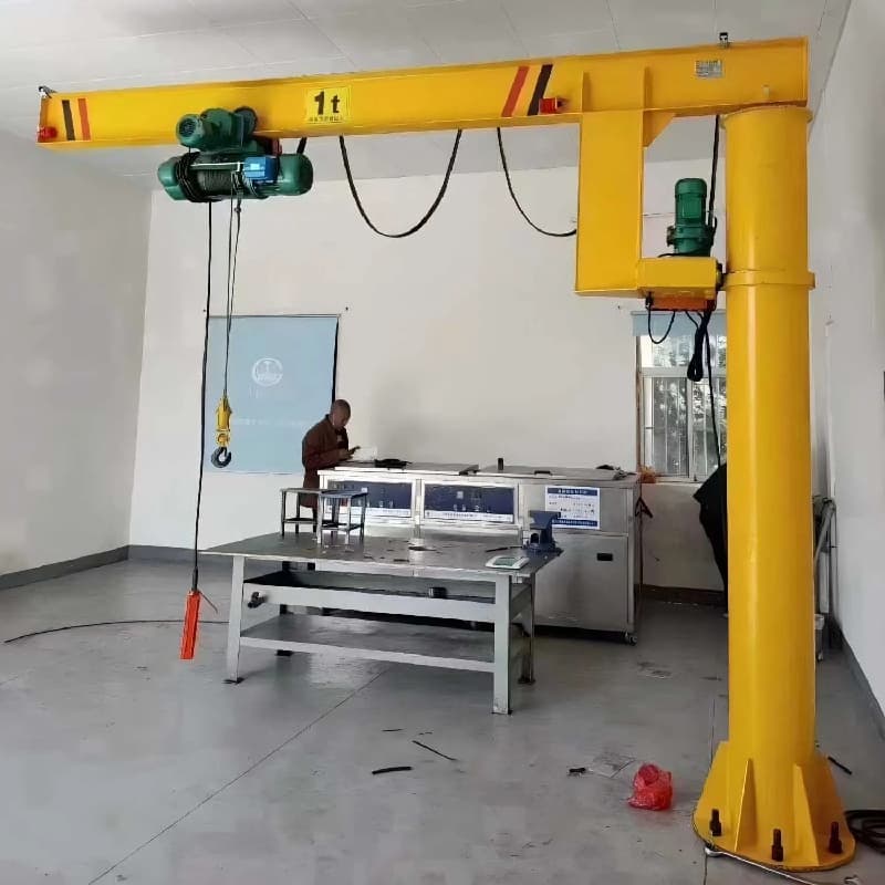 750kg Low Headroom Column Jib Crane for Warehouse in Philippines