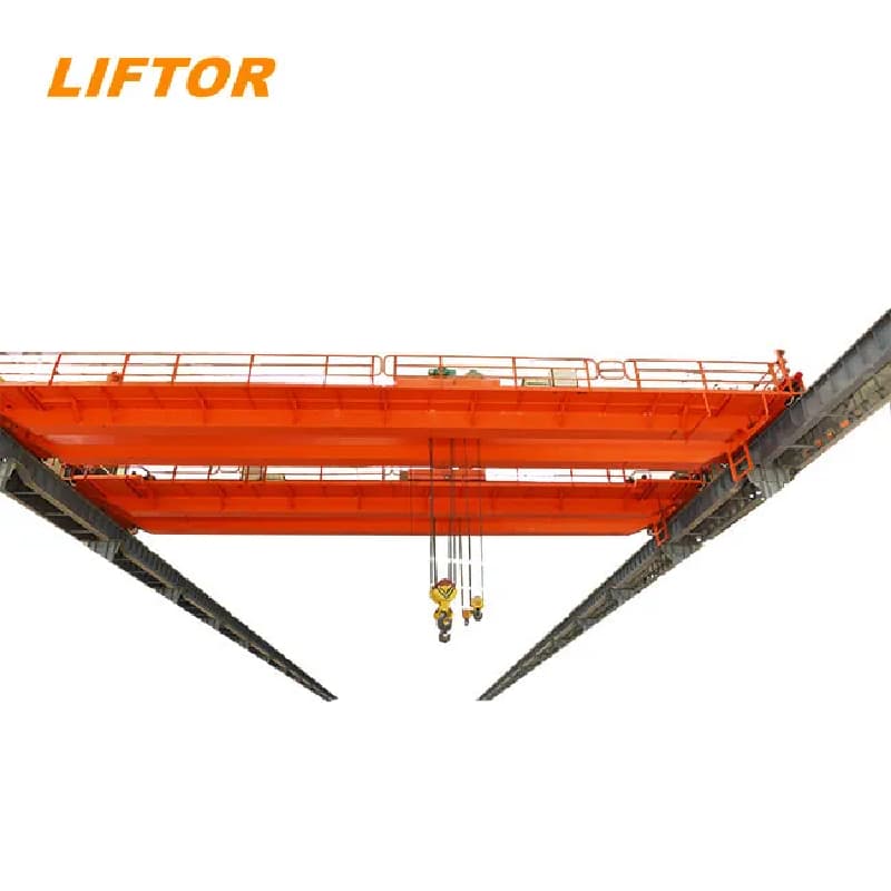 63 Ton Double Girder Crane Cost for Turkey Shipyard 18m Span Sale