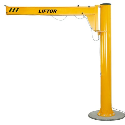 1 Ton Portable Mobile Jib Crane Cost for Saudi Arabia Warehouse Sale